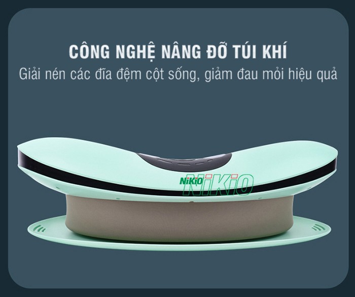 Đệm mát xa cột sống lưng Nikio NK-158