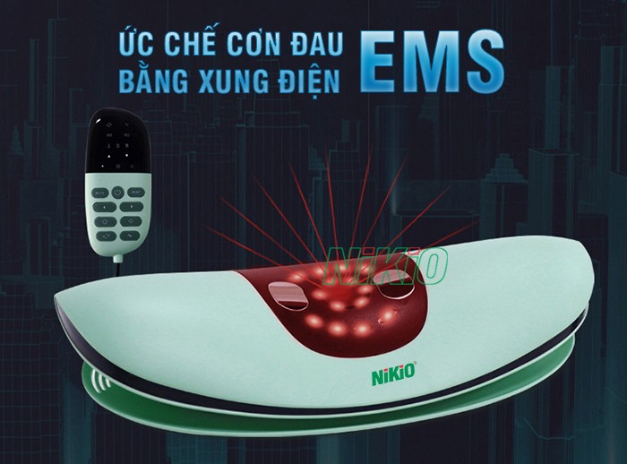 Máy massage nén ép kéo giãn cột sống lưng Nikio NK-158