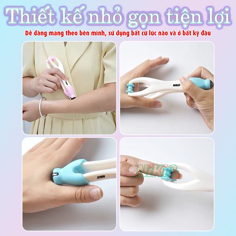 Con lăn massage ngón tay nhỏ gọn Nikio NK-02C1