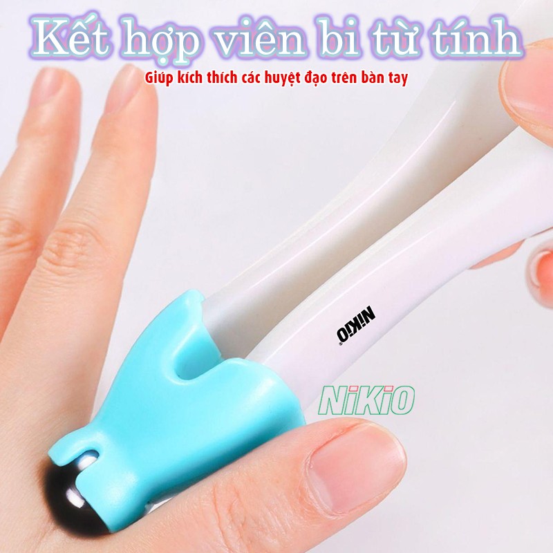 Con lăn massage ngón tay kết hợp viên bi từ tính Nikio NK-02C1