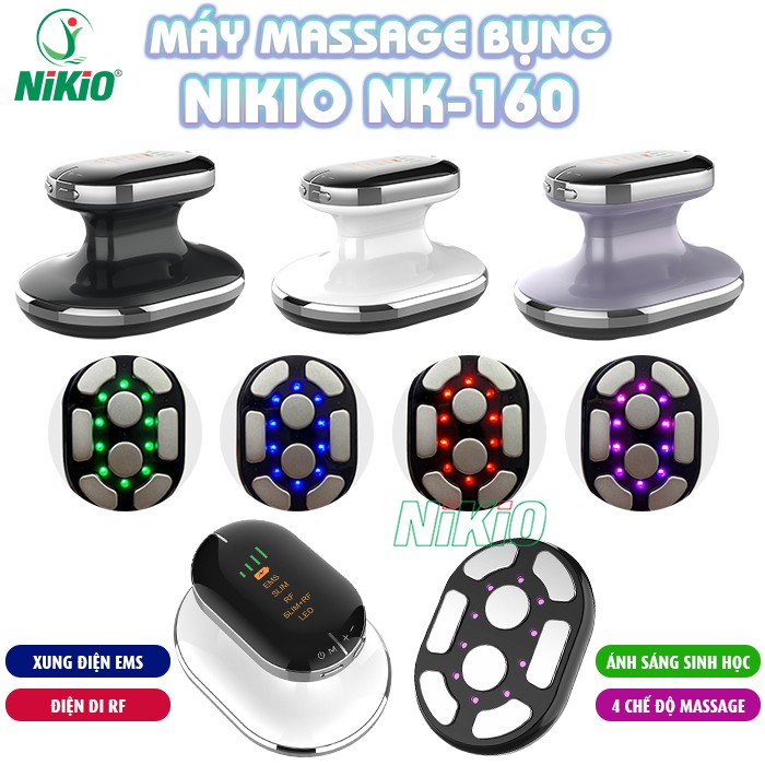 Máy massage giảm mỡ bụng và làm săn chắc toàn thân Nikio NK-160