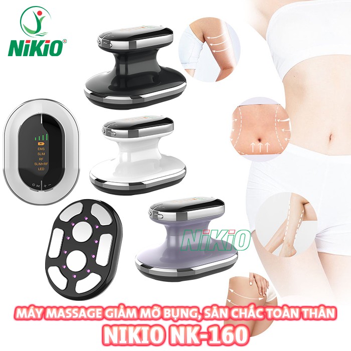 Máy massage giảm mỡ bụng và làm săn chắc toàn thân Nikio NK-160