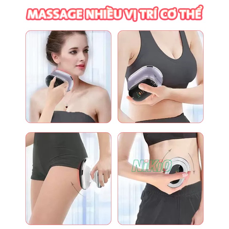 Máy massage bụng massage nhiều vị trí trên cơ thể Nikio NK-160