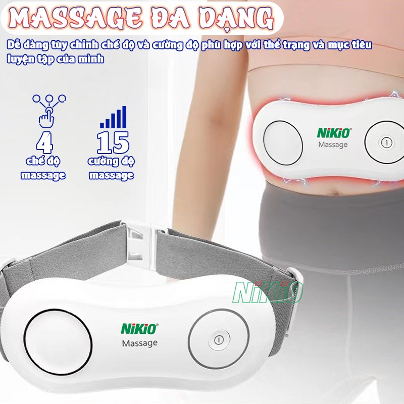 Máy massage bụng massage đa dạng Nikio NK-161