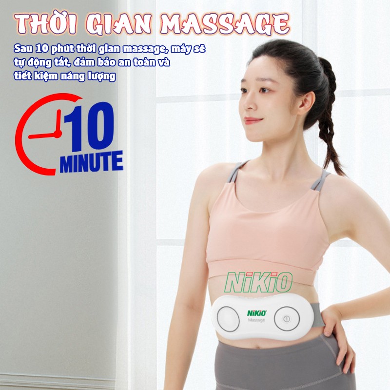 Máy massage bụng tự tắt sau 10 phút Nikio NK-161