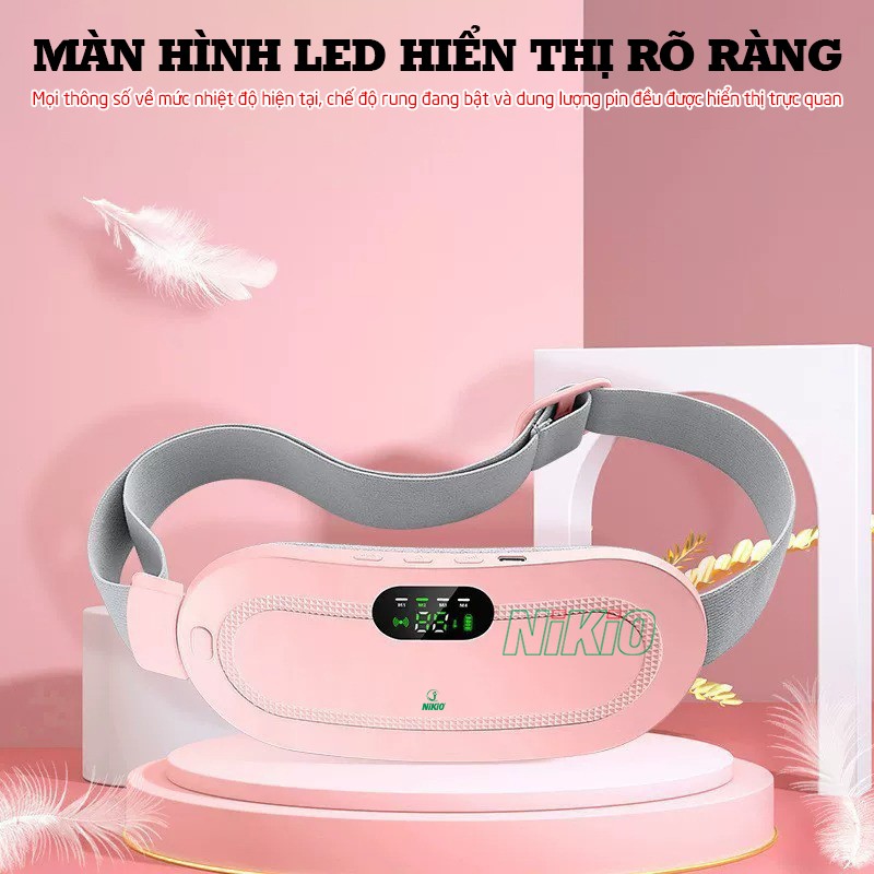 Máy massage bụng Nikio NK-162 màn hình LED