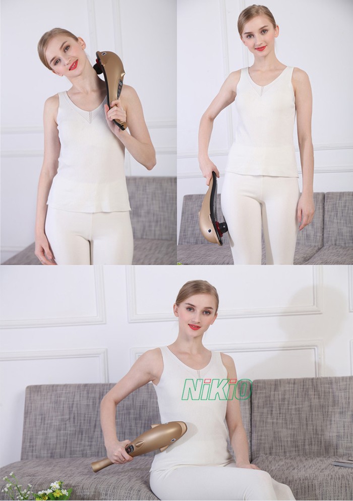 Máy massage cầm tay cá heo tự tắt sau 15 phút Nikio NK-178 