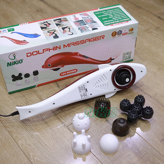 Máy massage cầm tay cá heo Nikio NK-608B