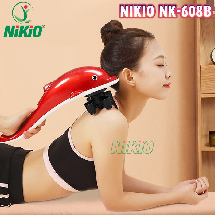 Máy massage cầm tay cá heo Nikio NK-608B