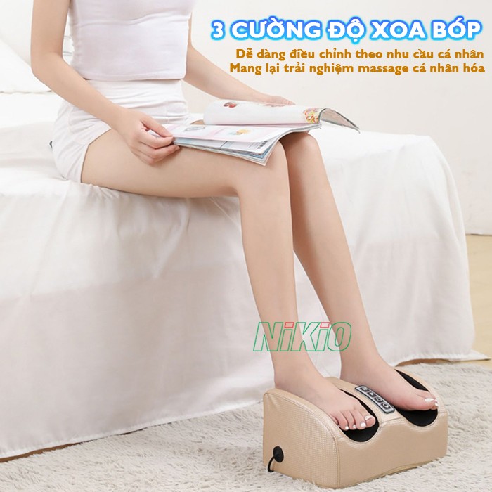 Máy massage lòng bàn chân với 3 cường độ massage Nikio NK-182