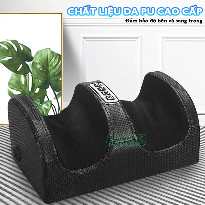 Máy massage lòng bàn chân với chất liệu da PU cao cấp Nikio NK-182