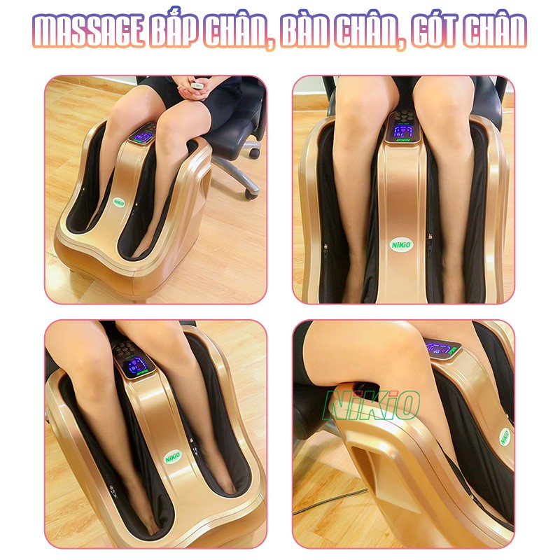 Máy massage chân massage bàn chân và bắp chân Nikio NK-189