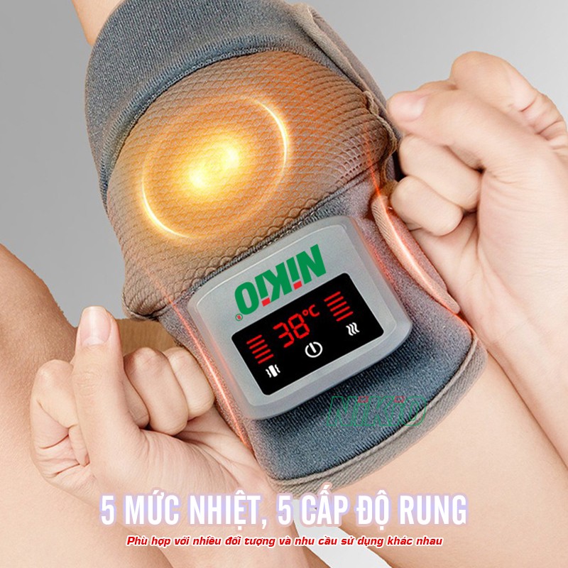 Máy massage đầu gối rung nóng Nikio NK-185D
