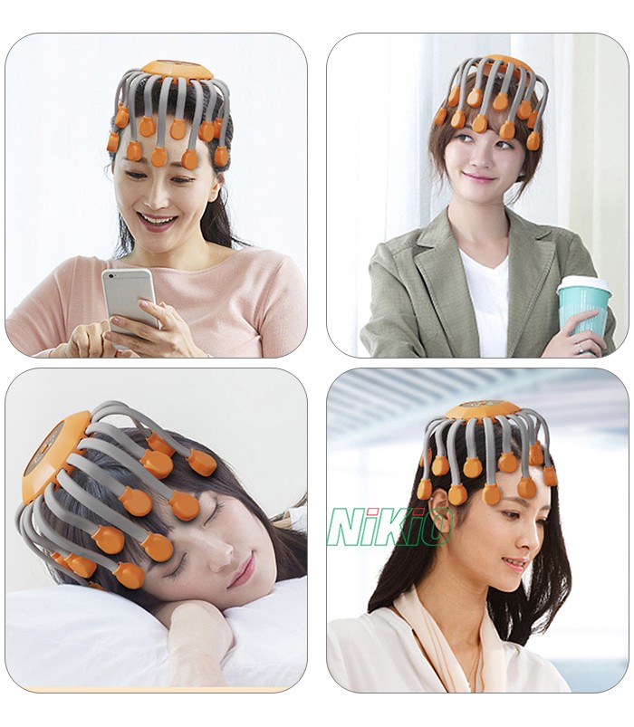 Máy massage đầu chính hãng Nikio 