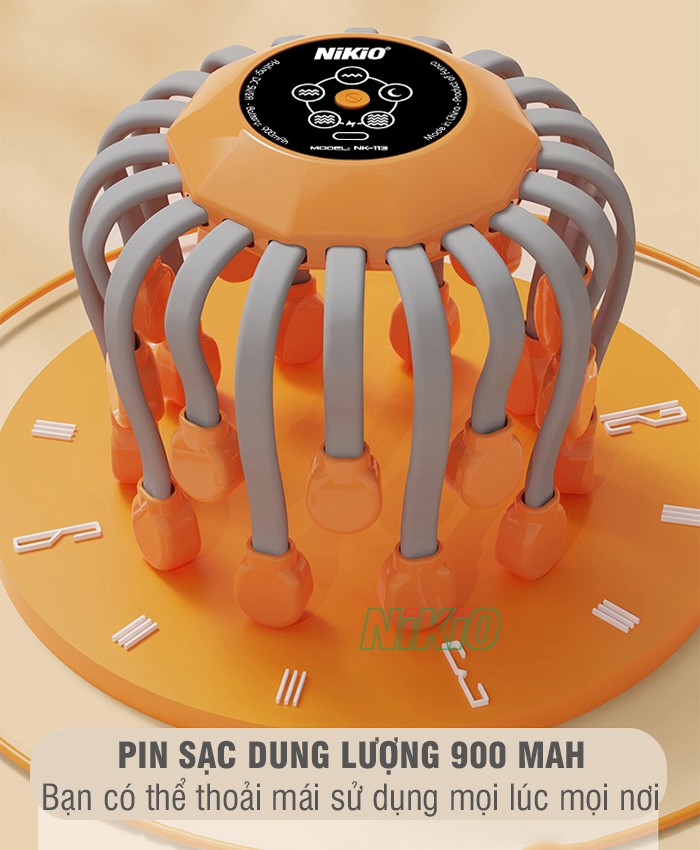 Máy massage đầu chính hãng Nikio 