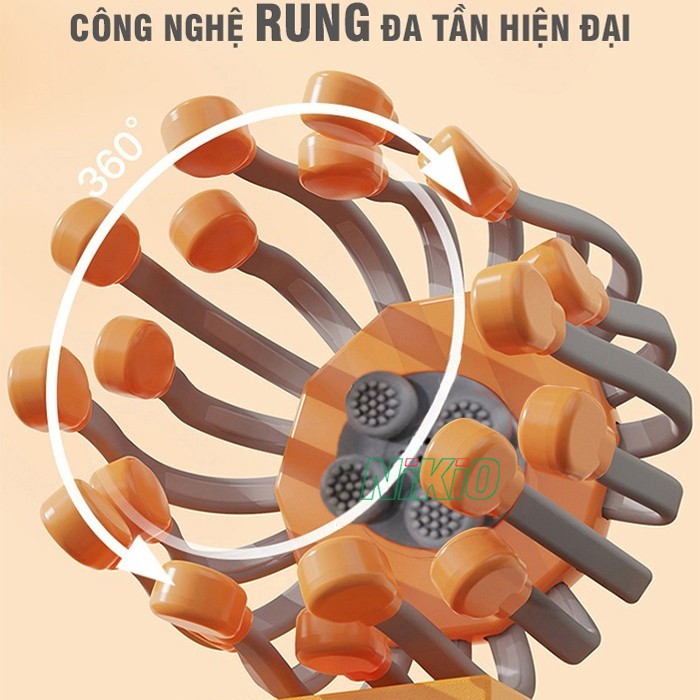 Máy massage đầu chính hãng Nikio 