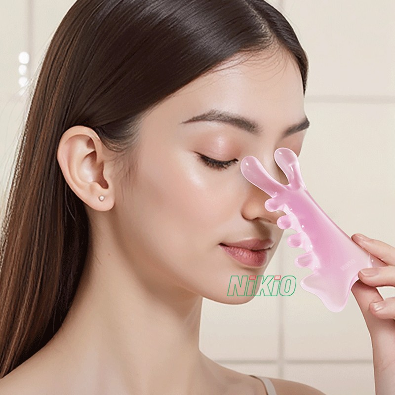 Dụng cụ massage chải cơ, ấn huyệt đa năng giảm đau đầu Nikio NK-03C3