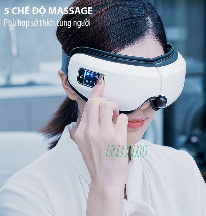 Máy massage mắt thông minh Nikio NK-116