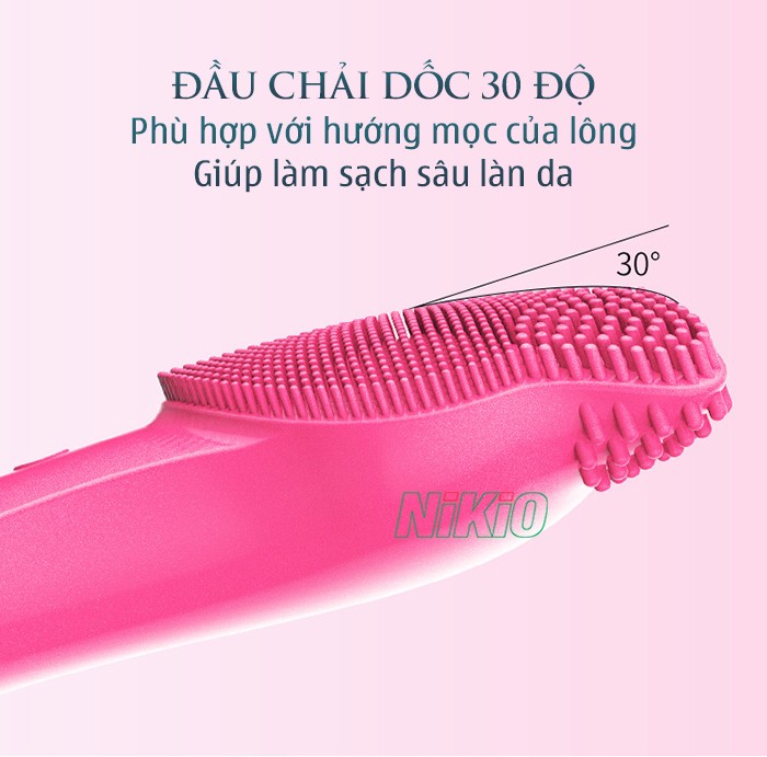 Máy rửa mặt pin sạc Nikio NK-120