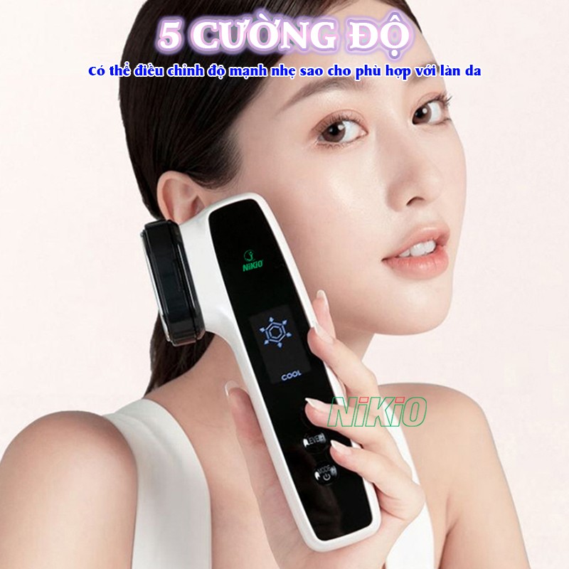Máy massage mặt với 5 cường độ massage Nikio NK-128