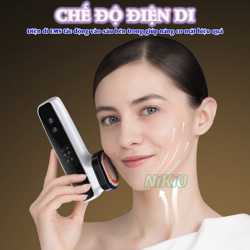 Máy massage mặt chế độ điện di Nikio NK-128