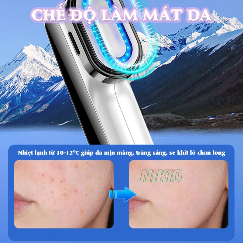 Máy massage mặt làm mát da Nikio NK-128