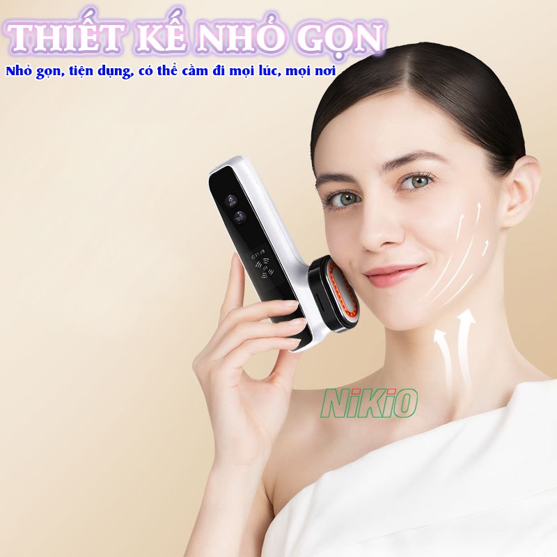 Máy massage mặt nhỏ gọn Nikio NK-128