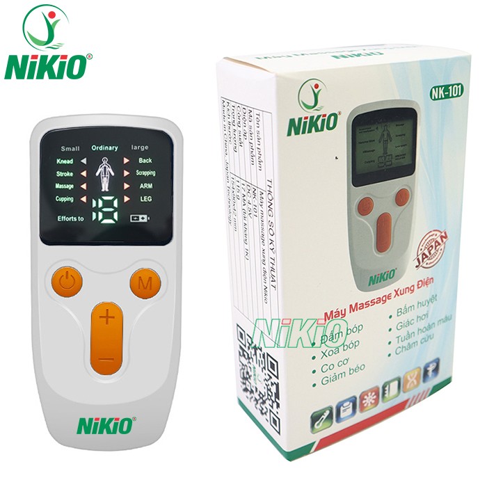 Máy massage xung điện 8 miếng dán Nikio NK-101