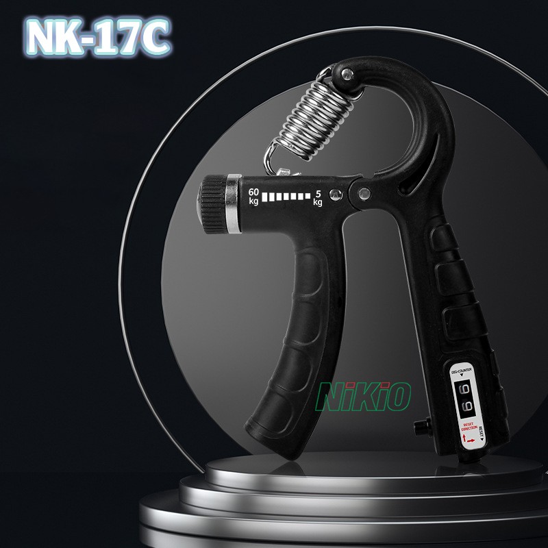 Kìm tập cơ tay có đếm sô với tay cầm thông minh Nikio NK-17C