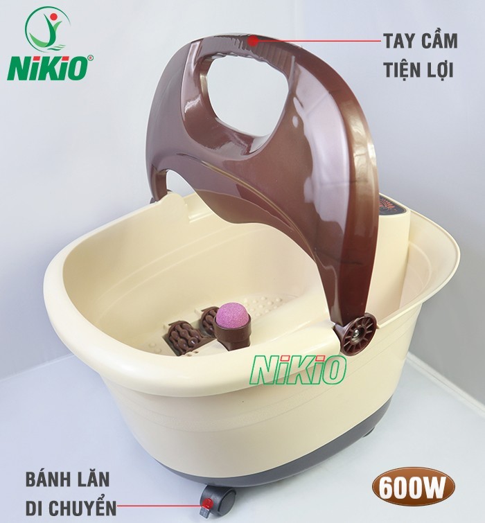 Bồn ngâm chân Nikio NK-192 giúp xóa tan cơn đau căng cơ bắp chân hiệu quả