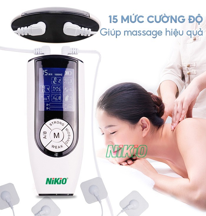 Đai massage lưng vai cổ Nhật Bản giúp thư giãn và cải thiện khả năng vận động