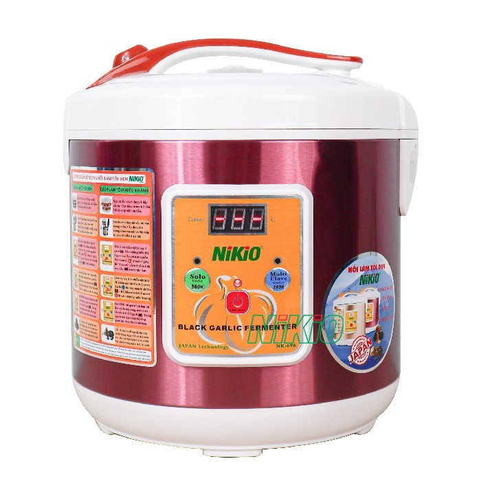 Máy làm tỏi đen Nikio NK-696 có công suất cao tiết kiệm thời gian, điện năng