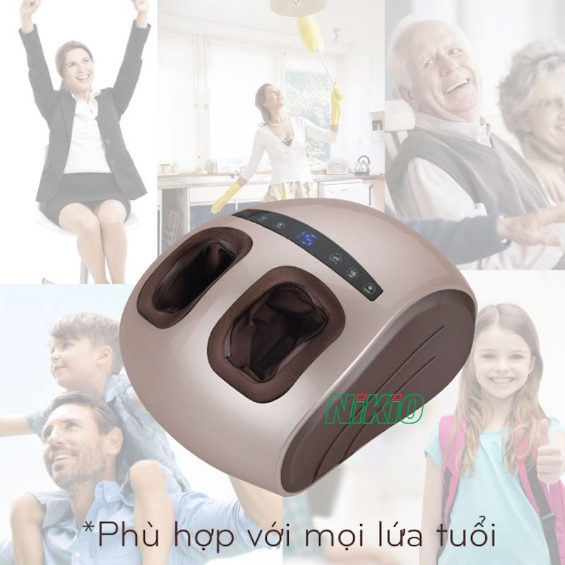 Máy massage Nikio NK-188-xoa bóp giảm sưng phù hợp mọi lứa tuổi 