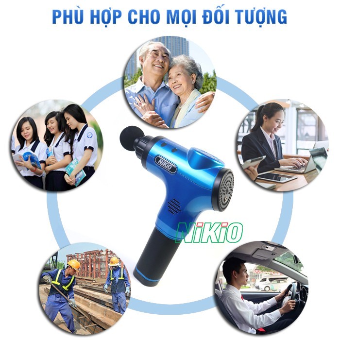 Máy massage cầm tay của nhật sử dụng được cho nhiều đối tượng khác nhau 