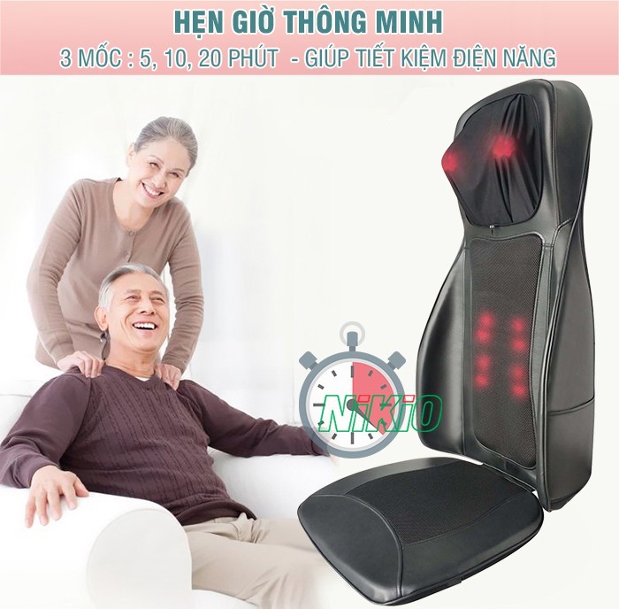 Máy rung toàn thân Nikio NK-180 xoa bóp tạo cảm giác dễ chịu khi dùng 