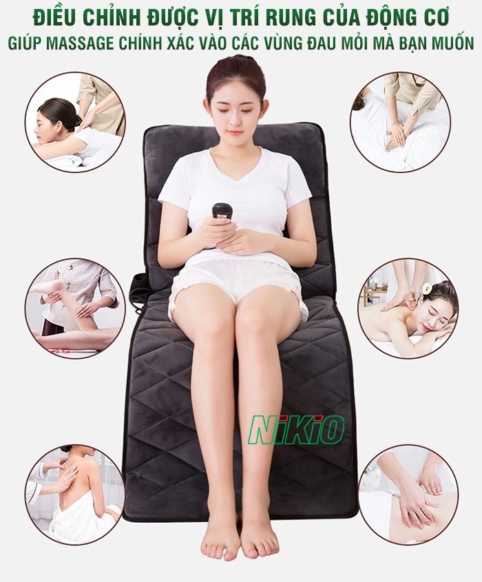 Nệm massage toàn thân sẽ có giá là 1. 790.000VNĐ