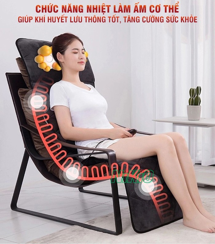 Nệm massage toàn thân Nikio giá tốt và rất được tin dùng hiện nay