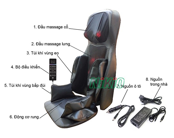 Thảm mát xa toàn thân rất tiện lợi và mang lại nhiều công dụng khi mát xa 