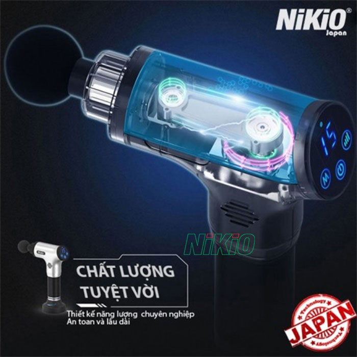 Máy massage Nikio Nk - 171 lực đấm gấp 3 lần so với máy thông thường khác 
