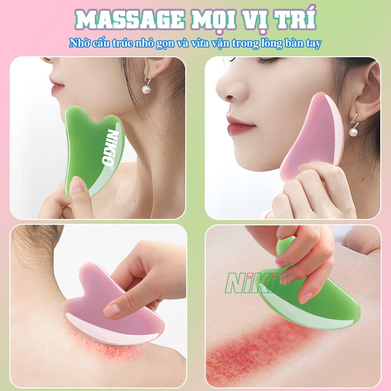 Đồ cạo gió Nikio NK-03C sử dụng được cho mọi vị trí trên cơ thể