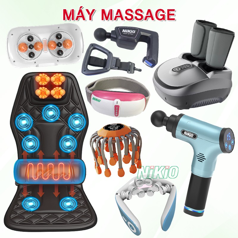 Đa dạng sản phẩm máy massage đáp ứng mọi nhu cầu