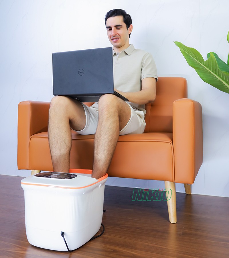 Bồn ngâm chân massage Nikio NK-195 New