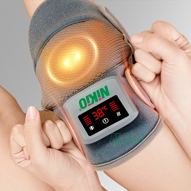 Máy massage đầu gối Nikio NK-185D với công nghệ rung và nhiệt sưởi