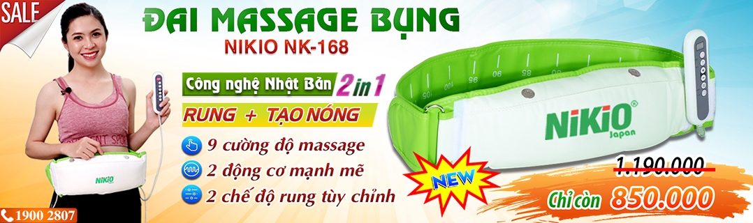 Máy massage bụng Nikio
