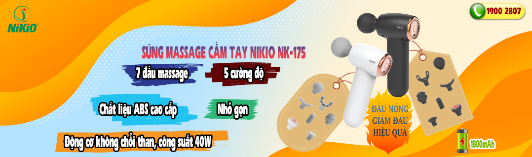 Súng massage Nikio NK-175