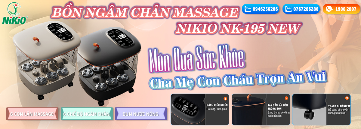 bồn ngâm chân massage