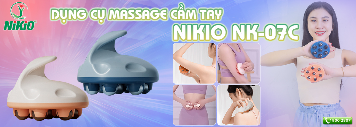 Dụng cụ massage cầm tay Nikio NK-07C
