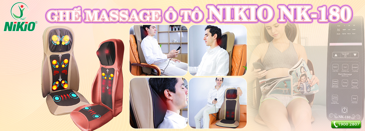Ghế massage ô tô Nikio NK-180