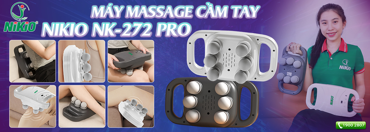 Máy massage cầm tay Nikio NK-272 pro