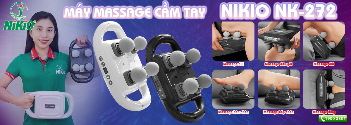 Máy massage cầm tay Nikio NK-272